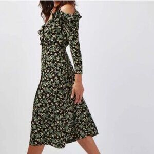 Top Shop Floral Wrap Dress